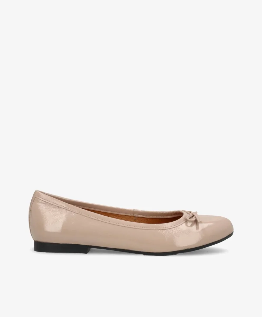 BISQUE - Ballerina - Beige lak læder - Bild 2