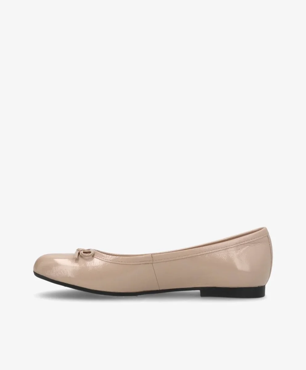 BISQUE - Ballerina - Beige lak læder - Bild 4